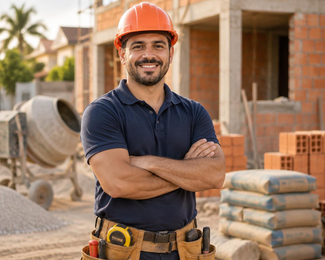 Profissional da construção civil parceiro Deon Bem Viver